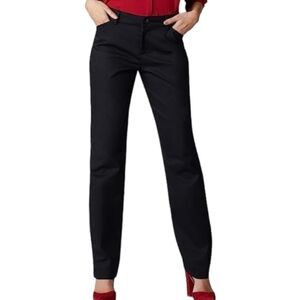 Lee Black Regular Fit Straight Leg Mid Rise Pant Size 10 Short NWOT